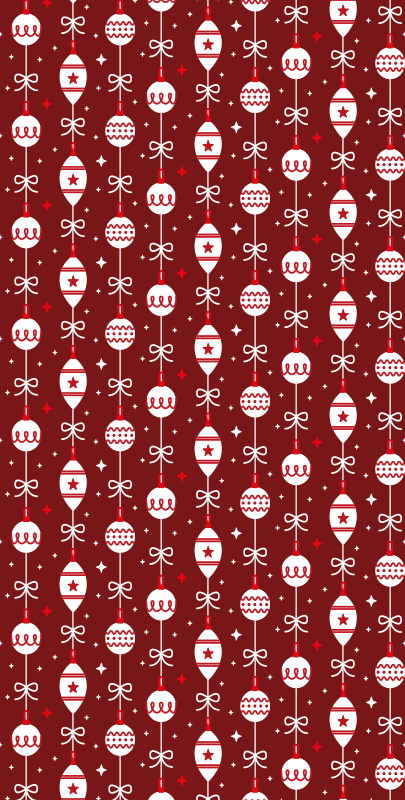 Tappeto vinile natale decorazioni natalizie - TenStickers