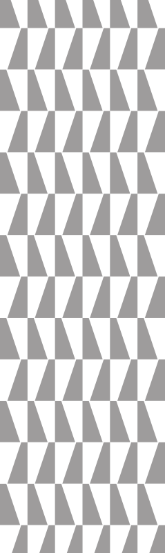 Tappeto vinile camera da letto triangoli grigi - TenStickers