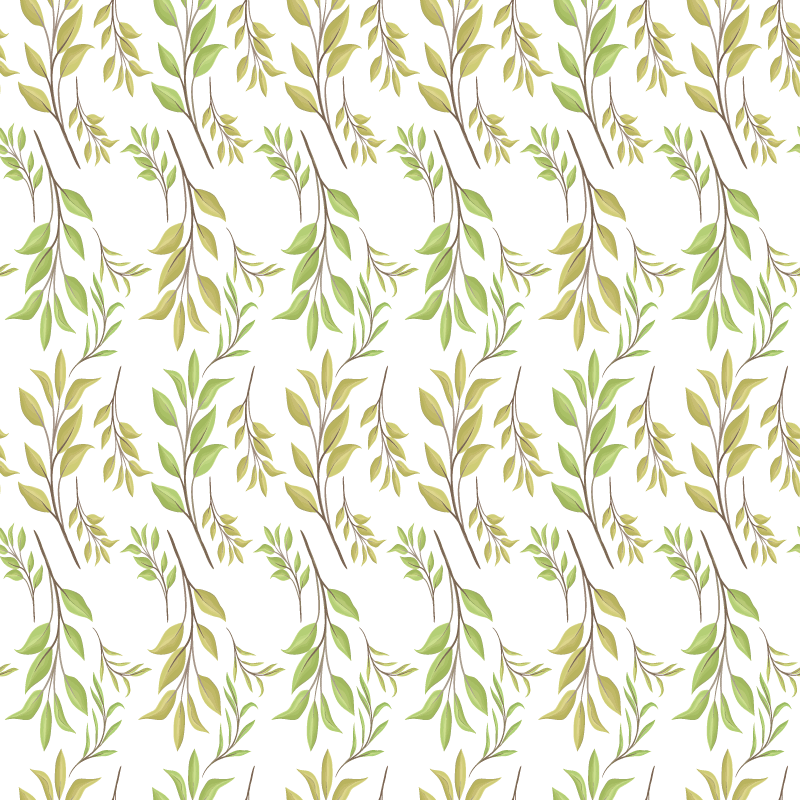 Tappeto vinile natura motivo verde lussureggiante - TenStickers