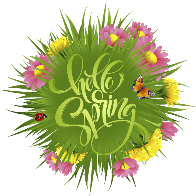 Tappeto vinile fiori campo di primavera - TenStickers