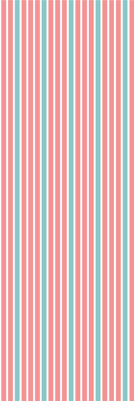 Tappeto vinile camera da letto motivo diagonale blu e rosa - TenStickers