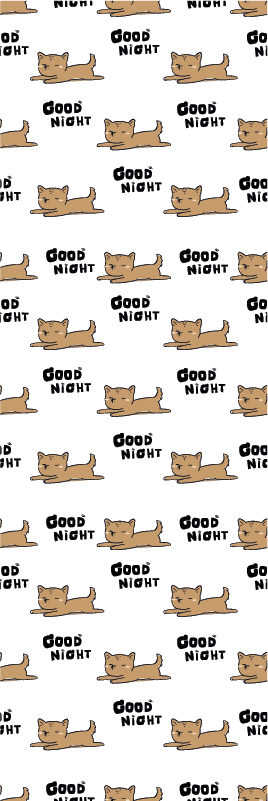 Tappeto vinile camera da letto cagnolino che dorme - TenStickers
