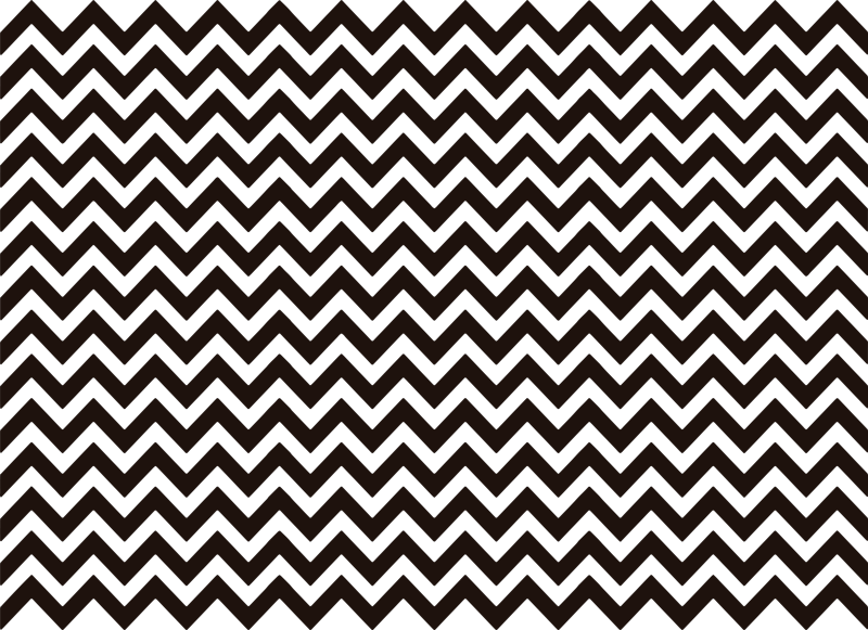 Tappeto vinile geometrico righe zigzag - TenStickers