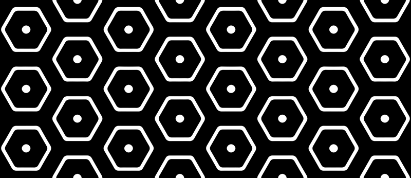 Tappeto vinile geometrico design minimalista - TenStickers