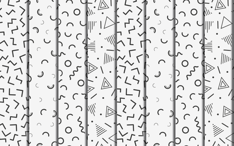Tappeto vinile geometrico forme geometriche retro - TenStickers