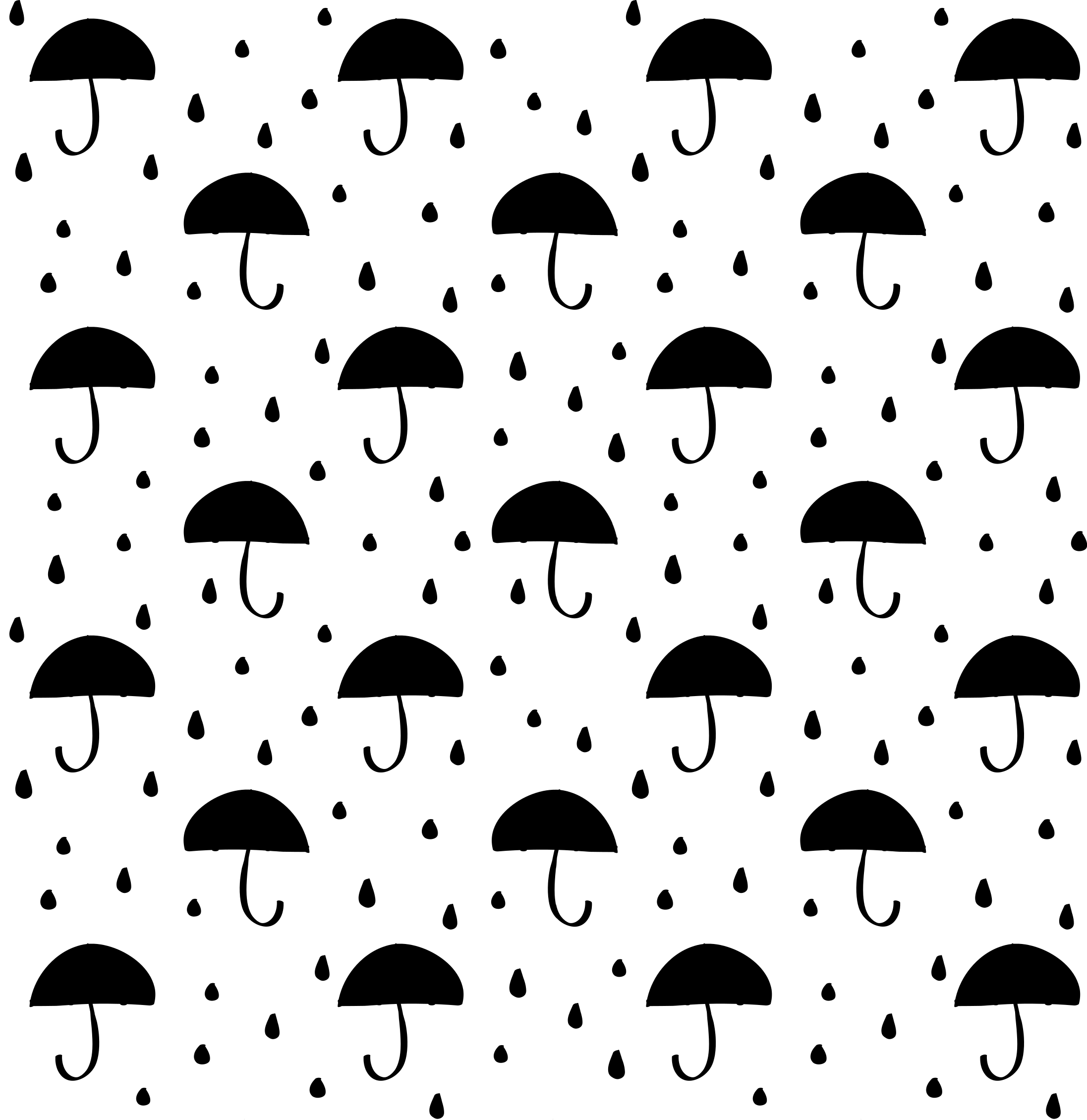 Tappeto vinile geometrico gocce di pioggia confetti - TenStickers