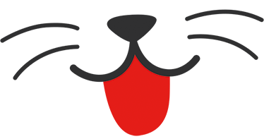 Tappeto vinile per bambini adesivo bocca e naso gatto - TenStickers