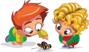 Tappeto vinile per bambini curiosi e giocosi - TenStickers