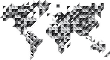 Tappeto vinile mappamondo scala di grigi - TenStickers