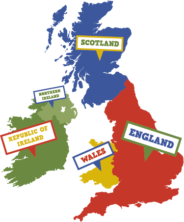 Tappeto vinile mappamondo mappa educativa uk - TenStickers