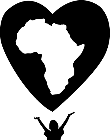 Tappeto vinile mappamondo amore solidale africano - TenStickers