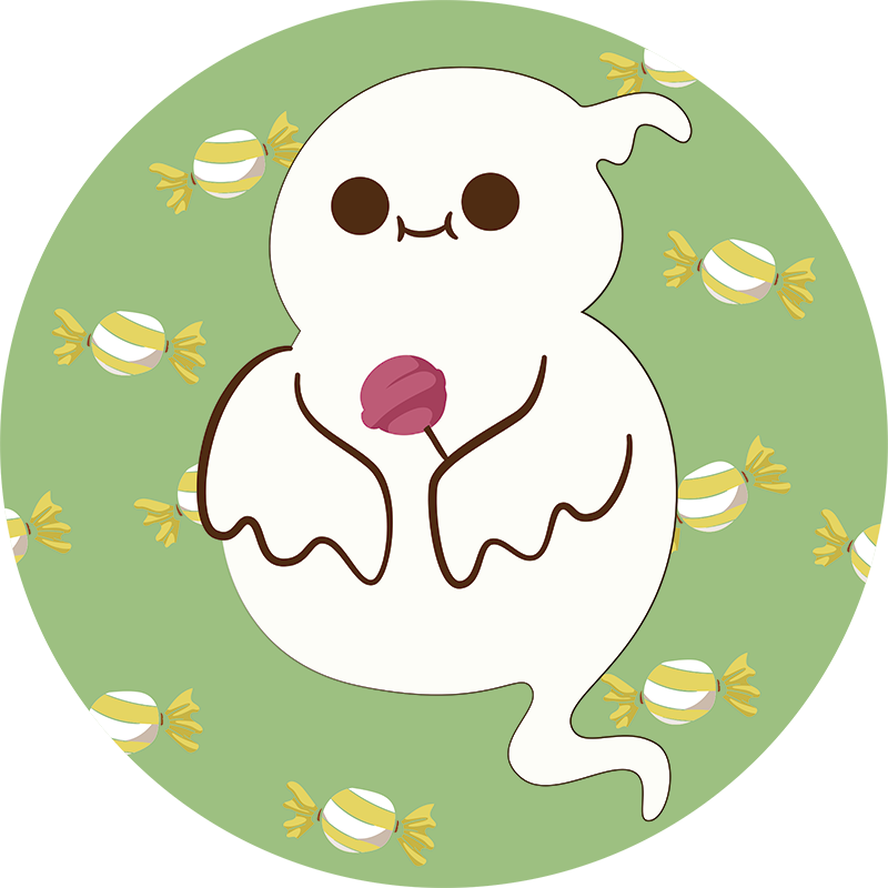 Tappeto vinile per bambini fantasma divertente - TenStickers