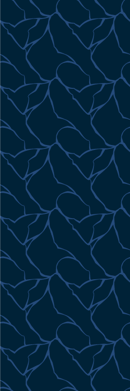 Tappeto vinile bagno design marmo blu texturizzato - TenStickers