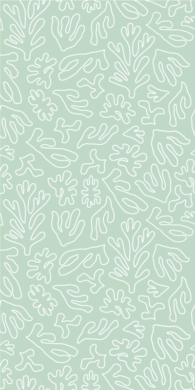 Tappeto pvc cucina pensiero verde alga - TenStickers
