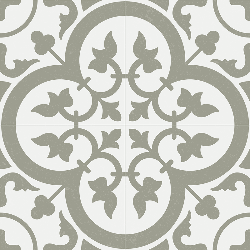 Tappeto pvc cucina azulejo marocco colore evergreen fog - TenStickers