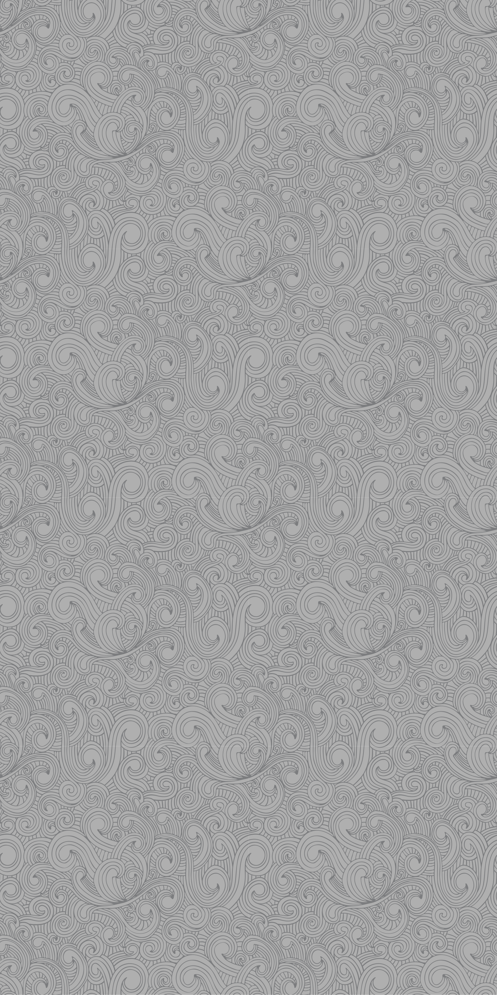 Tappeto pvc cucina motivo floreale toni grigi - TenStickers