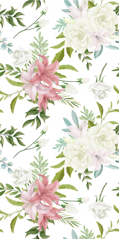 Tappeto pvc cucina giardino minimalista realistico - TenStickers