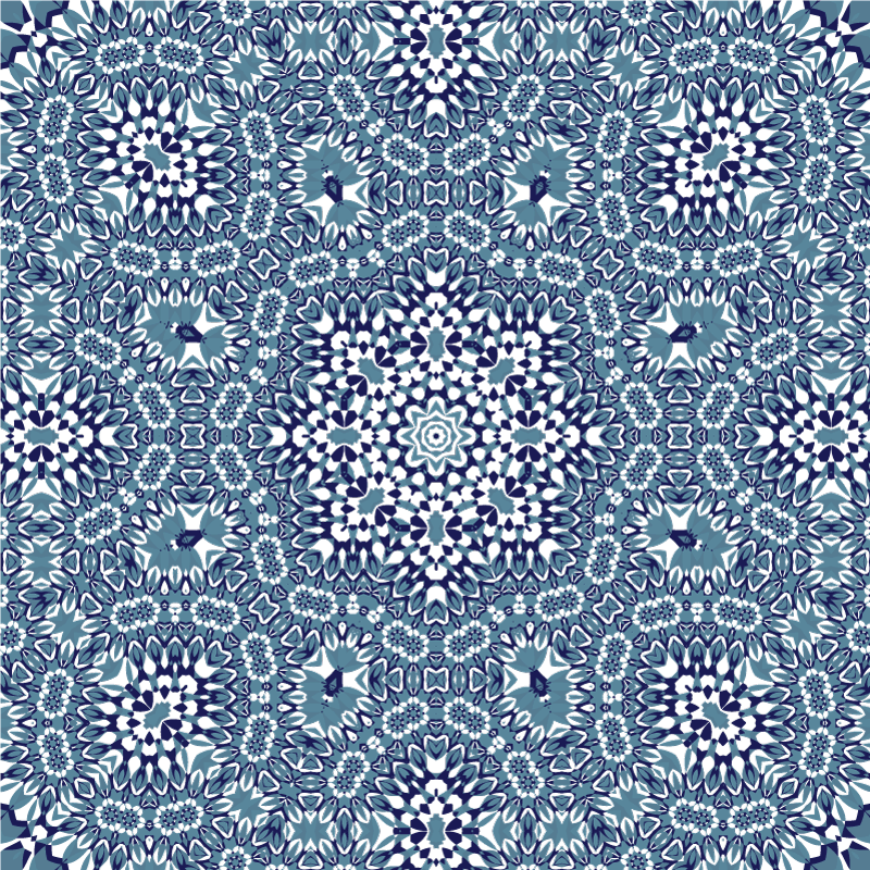 Tappeto pvc cucina mandala mosaic - TenStickers