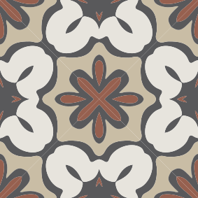 Tappeto pvc cucina stile gracia marrone idraulico - TenStickers
