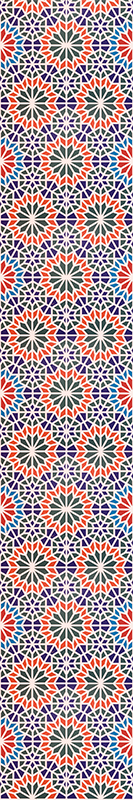 Tappeto pvc cucina piastrelle colorate e cool - TenStickers