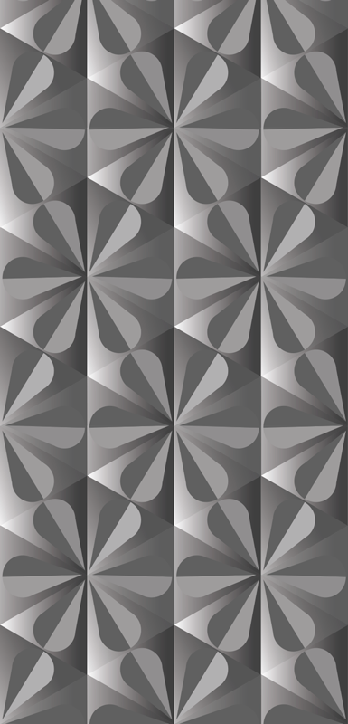 Tappeto pvc cucina motivo floreale geometrico vintage - TenStickers