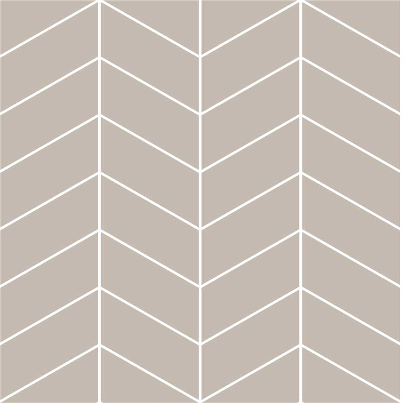Tappeto pvc cucina stile scandinavo beige e bianco - TenStickers