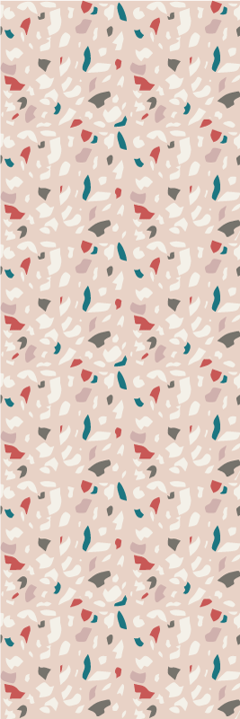 Tappeto vinile camera da letto effetto terrazzo - TenStickers