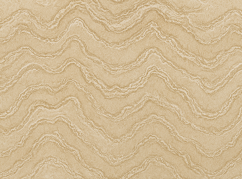 Tappeto vinile camera da letto effetto marmo beige e oro - TenStickers