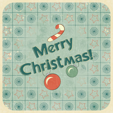 Tappeto vinile camera da letto decorativo buon natale - TenStickers