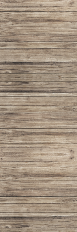 Tappeto vinile ufficio tavole di legno orizzontali grigie - TenStickers