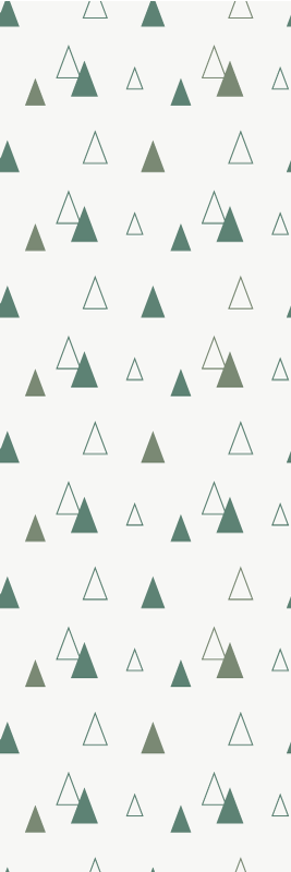 Tappeto vinile ufficio triangoli nature colori - TenStickers