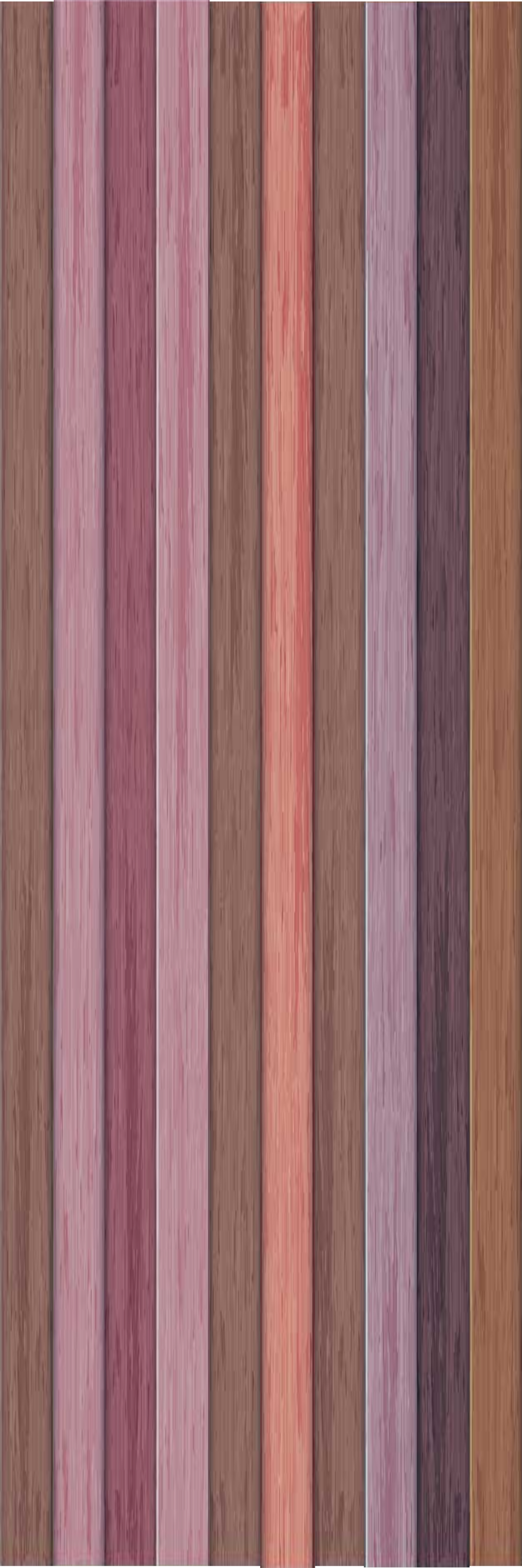 Tappeto vinile camera da letto effetto legno grigio e rosa - TenStickers