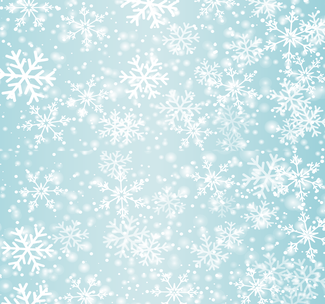 Tappeto vinile camera da letto caduta di neve - TenStickers