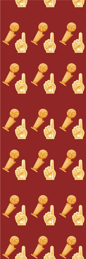 Tappeto vinile camera da letto motivo basket - TenStickers