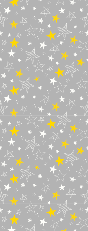 Tappeto vinile camera da letto stelle pantone - TenStickers
