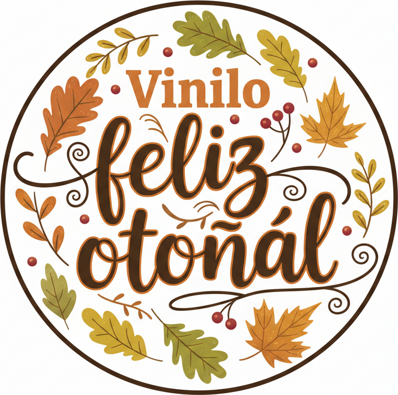 Tappeto vinile camera da letto felice autunnale - TenStickers
