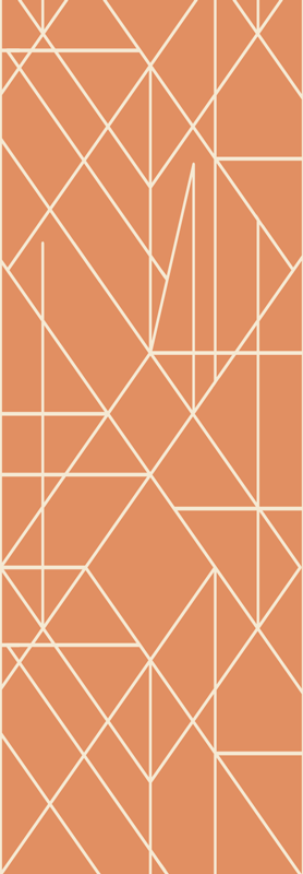 Tappeto vinile nordico mosaico geometrico apex - TenStickers