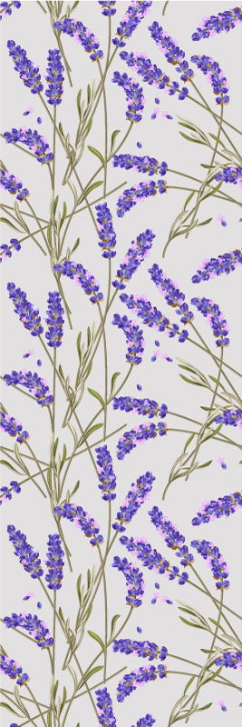 Tappeto vinile natura motivo lavanda provenzale - TenStickers