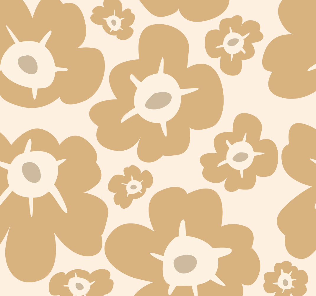Tappeto vinile natura papaveri beige - TenStickers