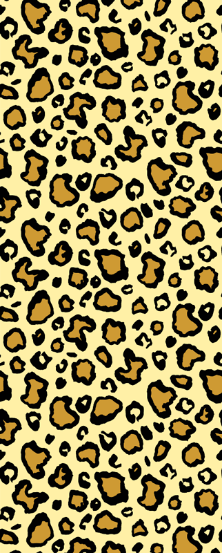 Tappeto vinile animali motivo leopardato classico - TenStickers