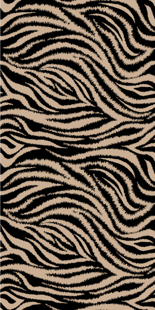 Tappeto vinile animali motivo a righe di zebra - TenStickers