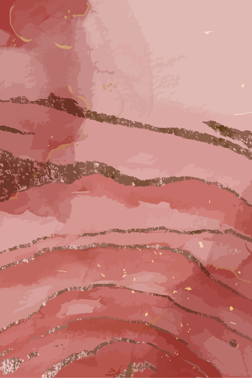 Tappeto vinile moderno acquerello rosa scintillante - TenStickers