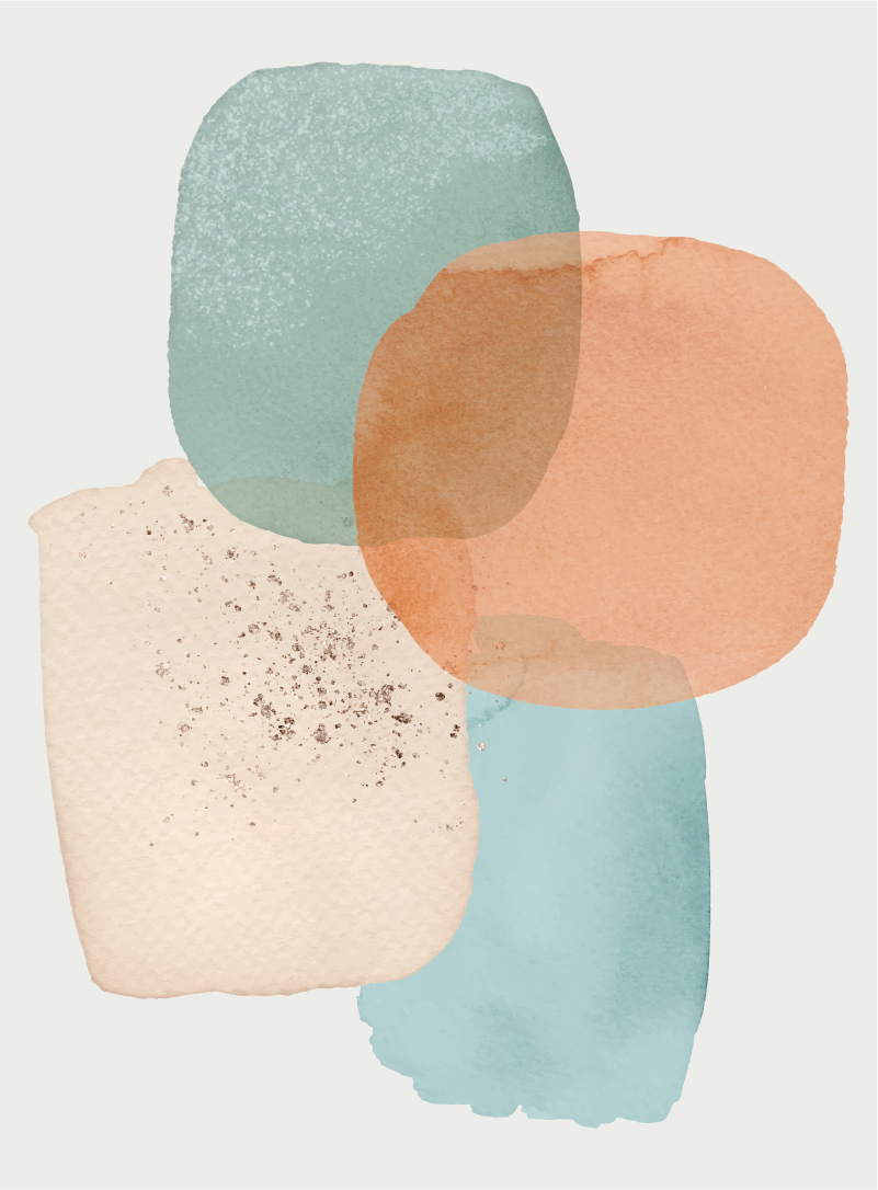 Tappeto vinile moderno design minimalista colori terra - TenStickers