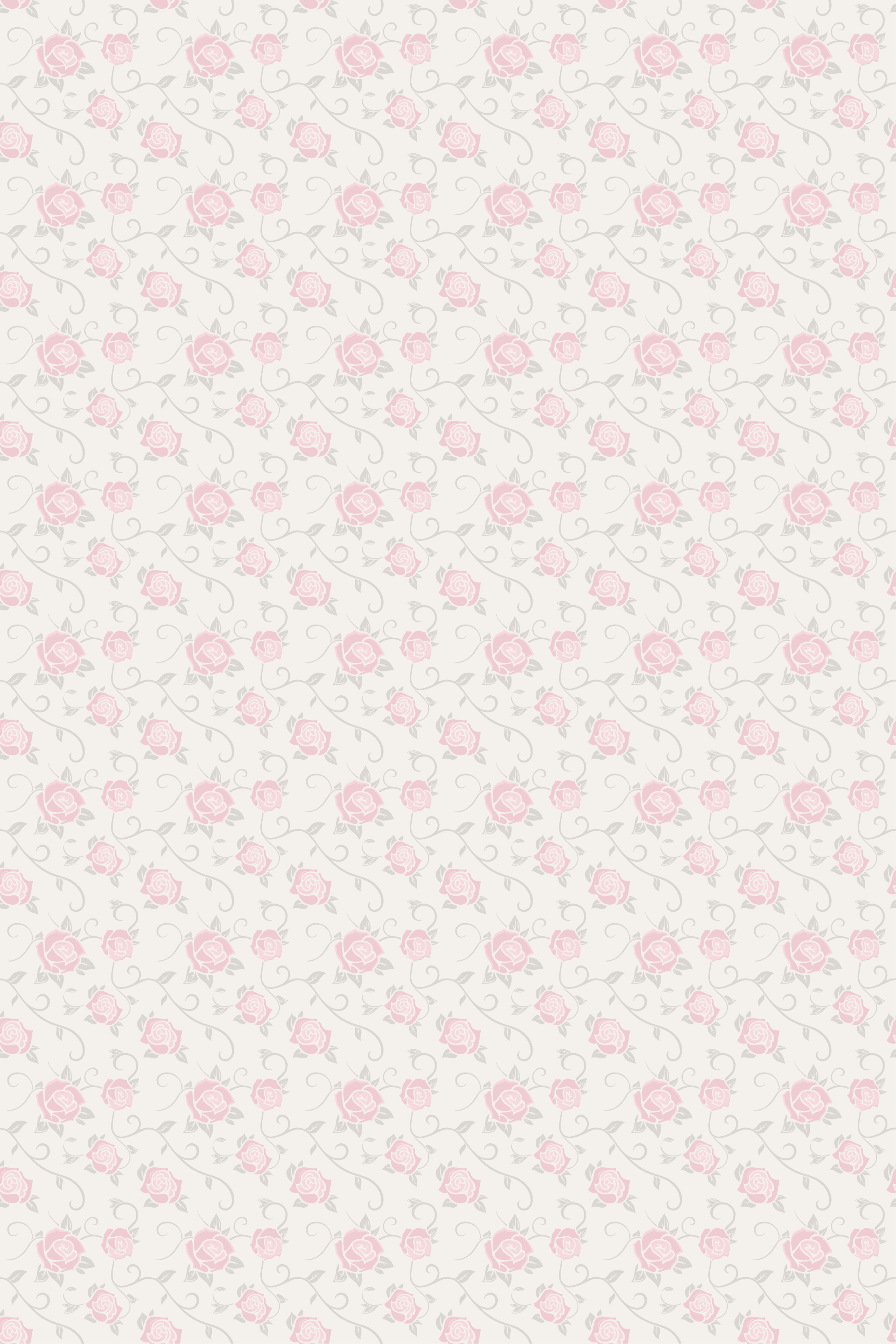 Tappeto vinile vintage fiori piccoli stile retrò - TenStickers