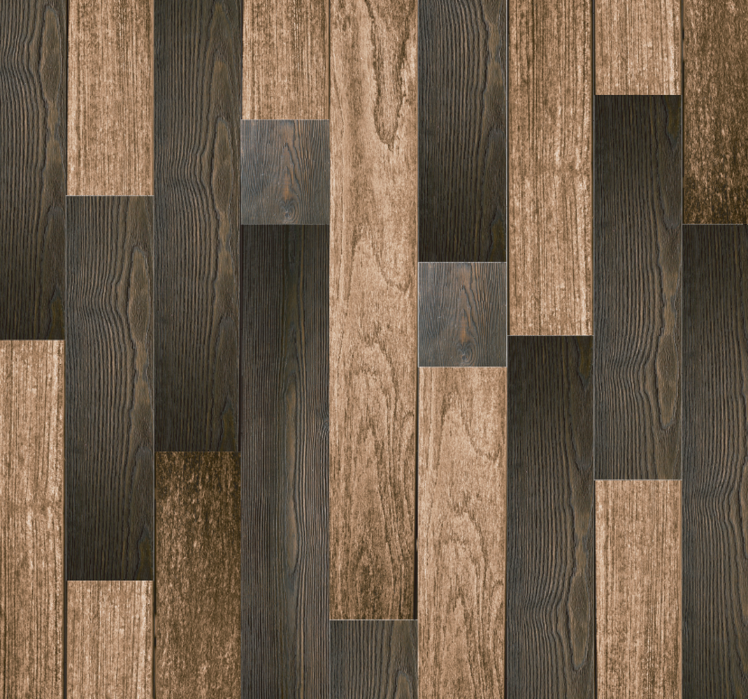 Tappeto vinile motivi legno sofisticati - TenStickers