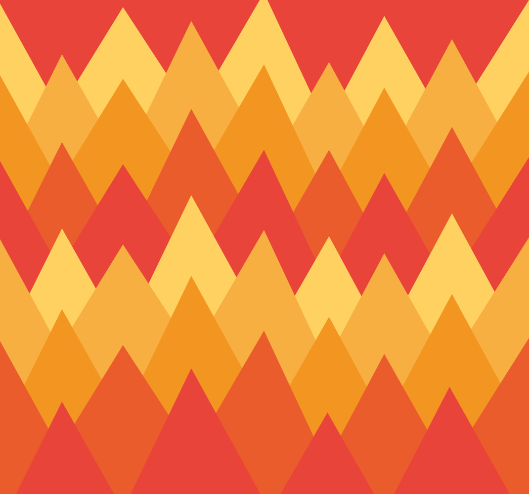 Tappeto vinile vintage montagne astratte geometriche - TenStickers