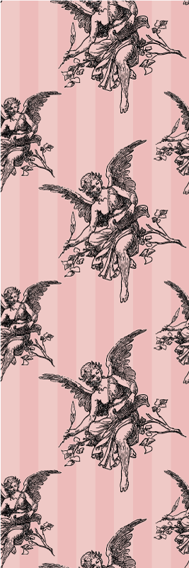 Tappeto vinile vintage design artistico toile jouy - TenStickers