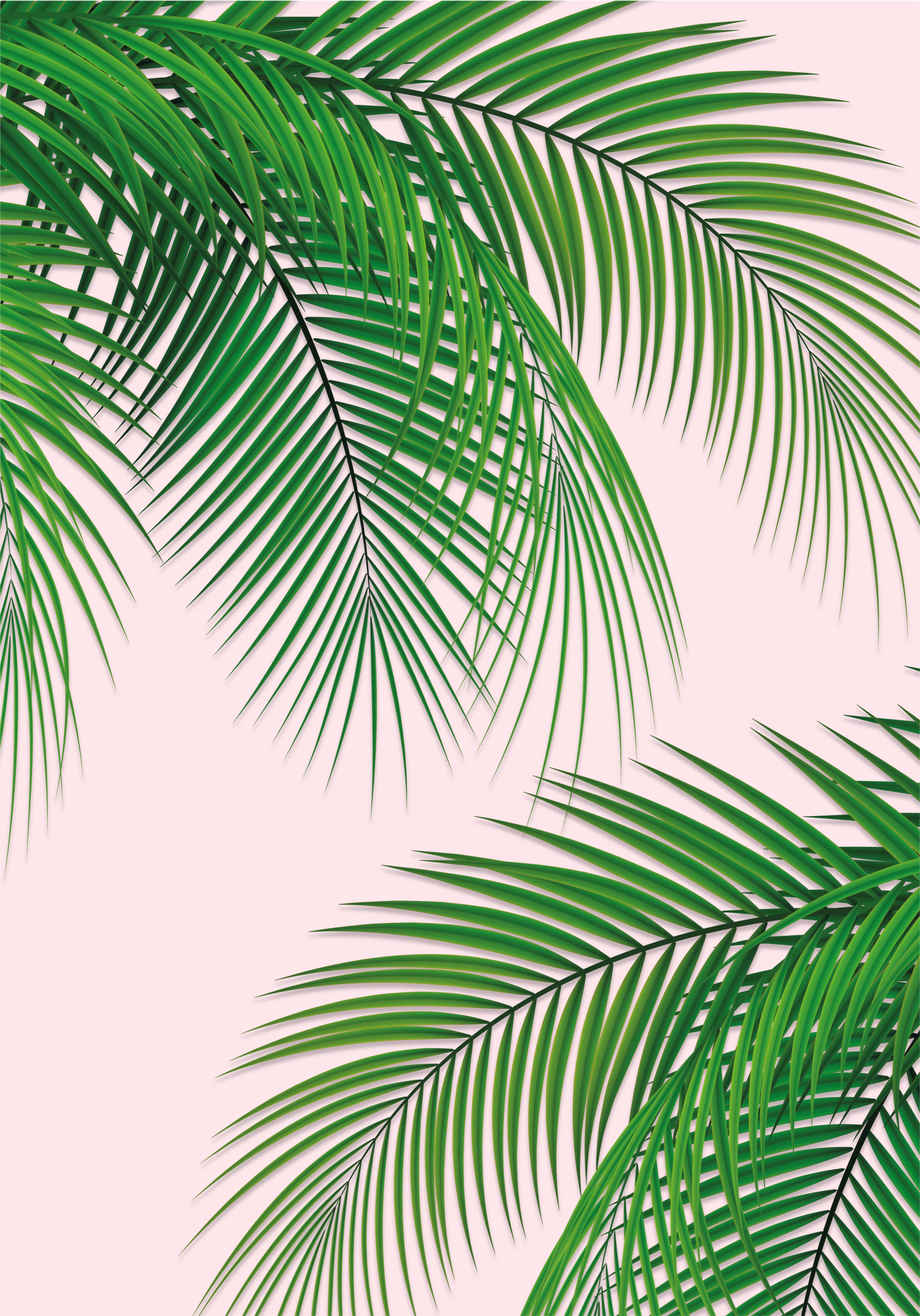 Tappeto vinile fiori foglia tropicale - TenStickers
