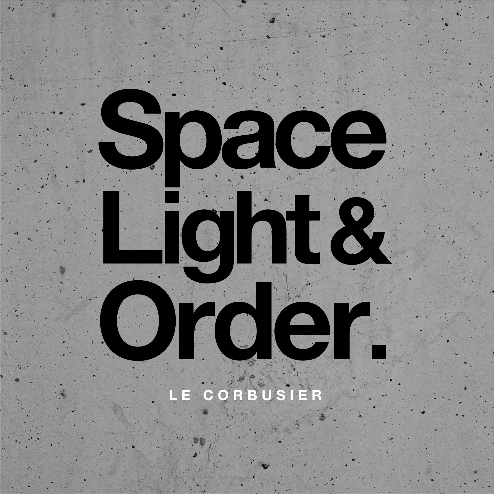 Tappeto vinile frase i bisogni di le corbusier - TenStickers