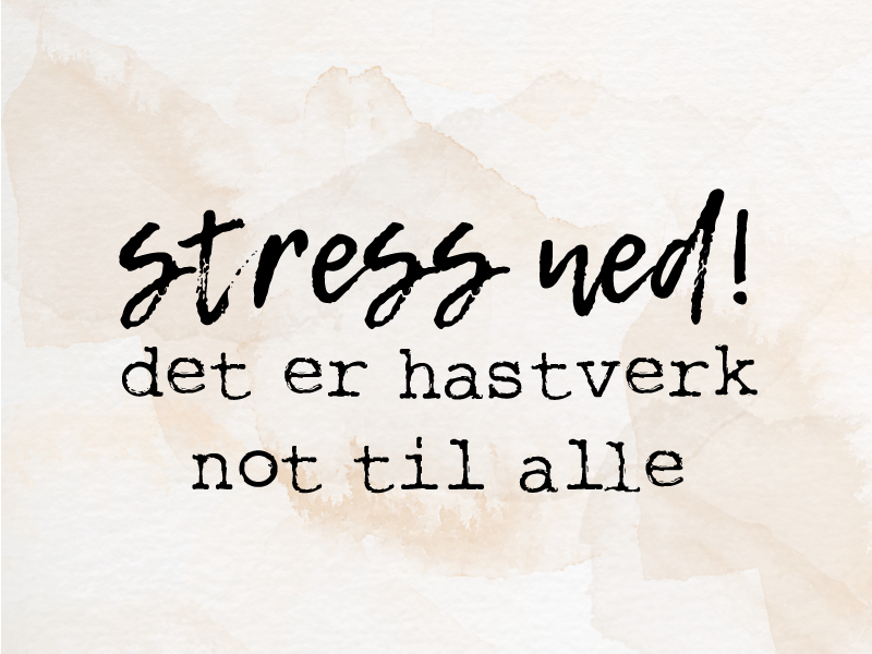 Tappeto vinile frase lo stress è sufficiente per tutti - TenStickers